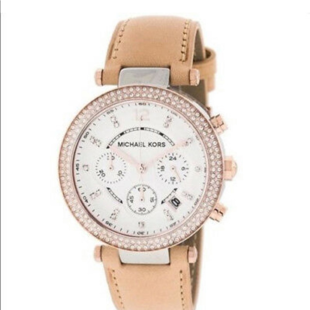 Michael Kors leather women’s watch